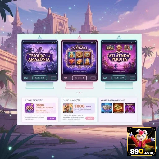 Ilustração de Exploração de Jogos de Slots