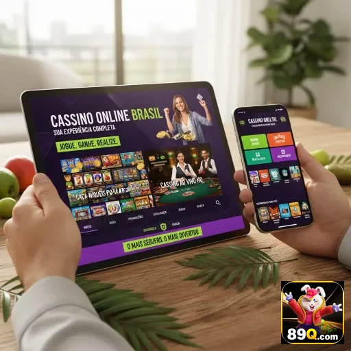 Ilustração de Explore os Jogos de Slots e Serviços VIP no 89q