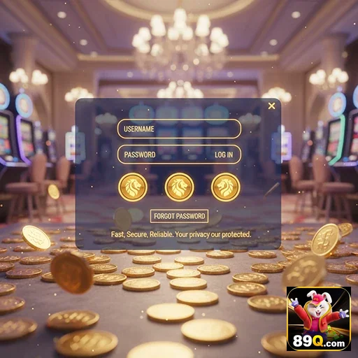 Ilustração de Explore Slots Incríveis e Benefícios VIP com 89q