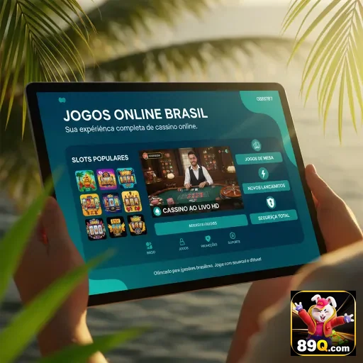 Ilustração de Explore Slots Incríveis e Benefícios VIP com 89q