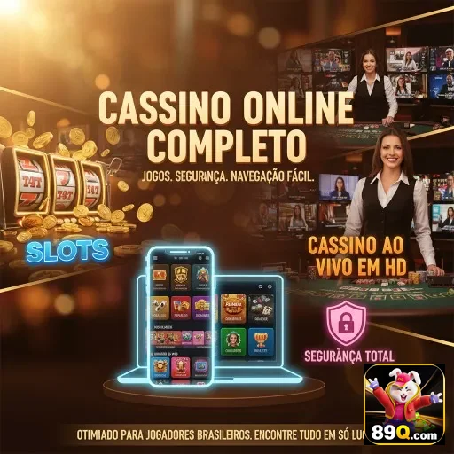 Ilustração de Acesse o cassino online 89q com login rápido e seguro
